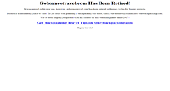 Desktop Screenshot of goborneotravel.com