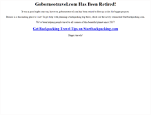 Tablet Screenshot of goborneotravel.com